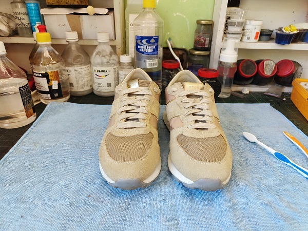 Cleaning sneakers, step by step process - Shoes, Technologies, Workshop, Telegram (link), Longpost