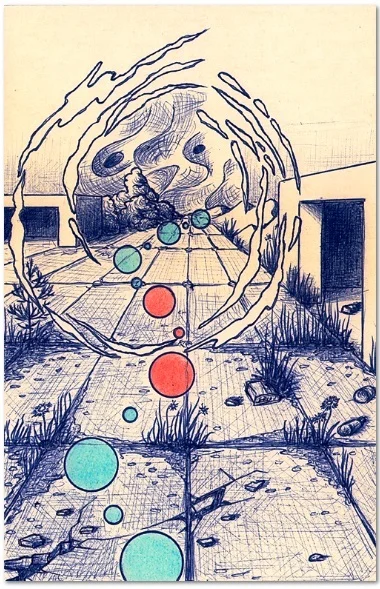 Anomalous formation Loop - Art, Stalker, Roadside Picnic, Strugatsky, Andrey Tarkovsky