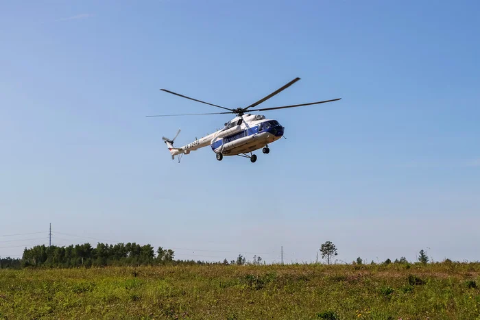 Helicopter - My, Helicopter, Aviation, Sky, Amur region