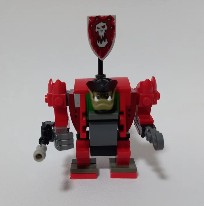 Orc Captain from Lego - My, Lego, Homemade, Warhammer 40k, Warhammer, Orcs, Longpost