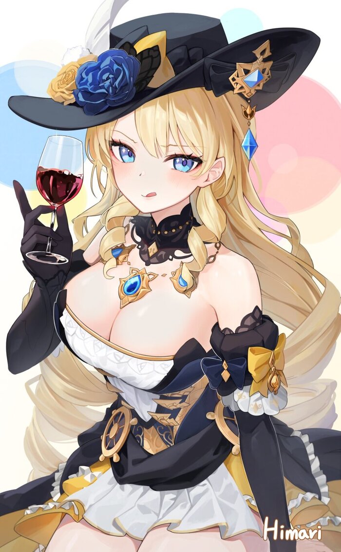   , Anime Art, Navia (Genshin Impact), Genshin Impact