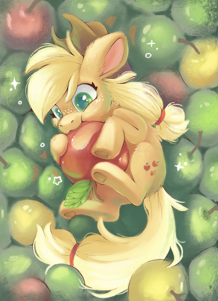 ,   My Little Pony, , Ponyart, Applejack, Fluttershy, , , 