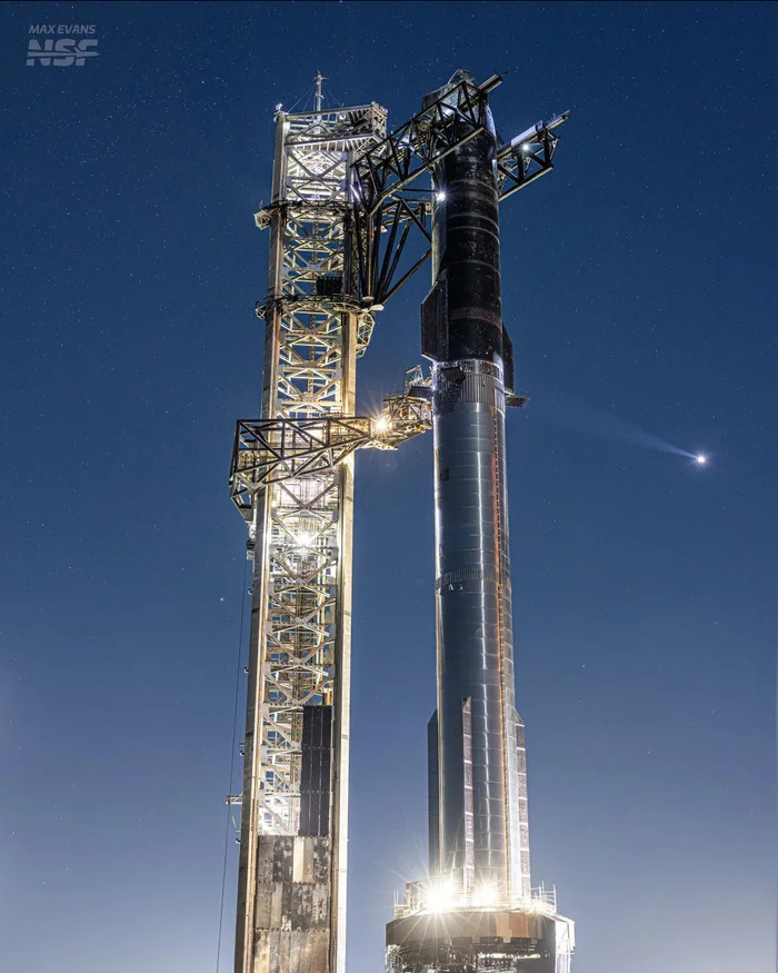 Starship Full Stack собран для 6-го полёта - Запуск ракеты, SpaceX, Космонавтика, Telegram (ссылка), Длиннопост