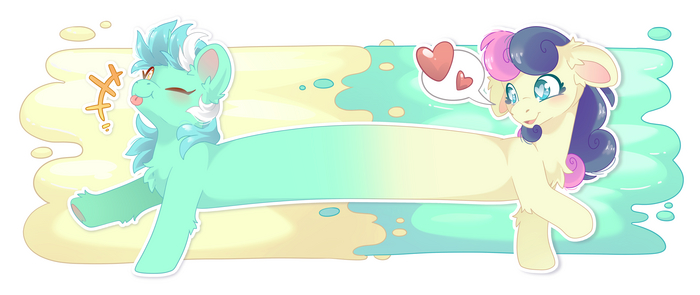          My Little Pony, , Ponyart, Lyra Heartstrings, Bon Bon