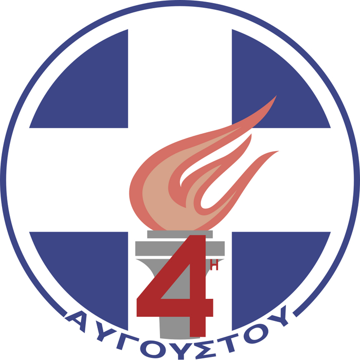 Эмблема правительства 4 августа, тоже с националистическим оттенком