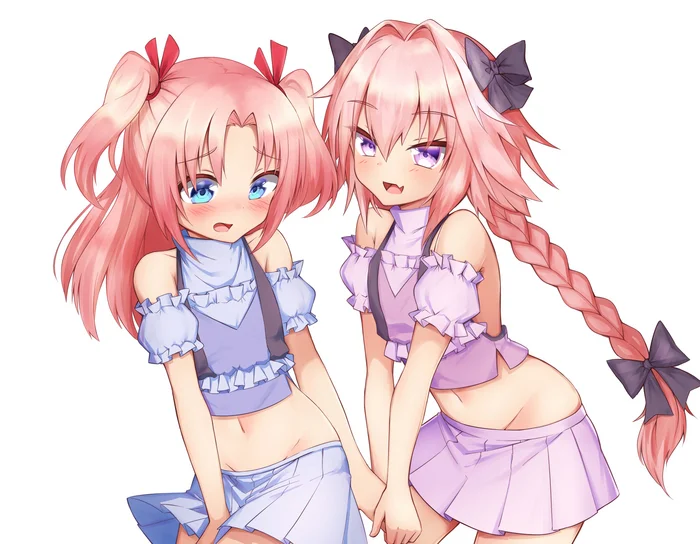 Reply to the post What if you ask really hard? - Anime, Anime art, Himegoto, Astolfo, Fate, Fate apocrypha, Crossover, Its a trap!, Reply to post