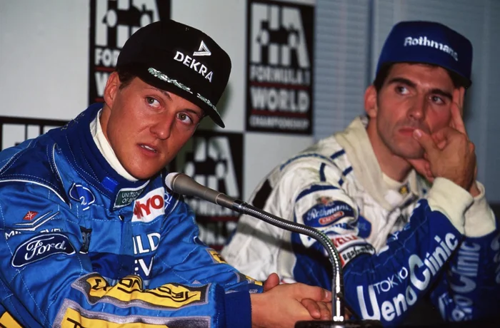 Great Japan Rain '94: Hill gave the race of his life against Schumacher, although it almost ended in a fatal crash - My, Formula 1, Автоспорт, Competitions, Race, Speed, Michael Schumacher, Ayrton Senna, Damon Hill, Nigel Mansell, Mika Hakkinen, Jean Alesi, Eddie Irvine, Benetton, 90th, Retro, Life stories, Williams racing, Ferrari, Video, Youtube, Longpost