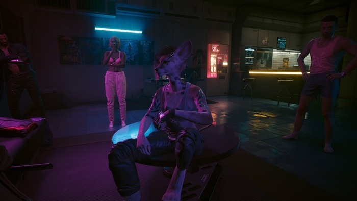   Cyberpunk 2077 #30 Foxy V "Biosculpted Exotics Mod" + "Biosculpted Exotics Retexture and Fixes" + JB - TPP MOD WIP third person , Cyberpunk 2077, , , , , Furry Fox