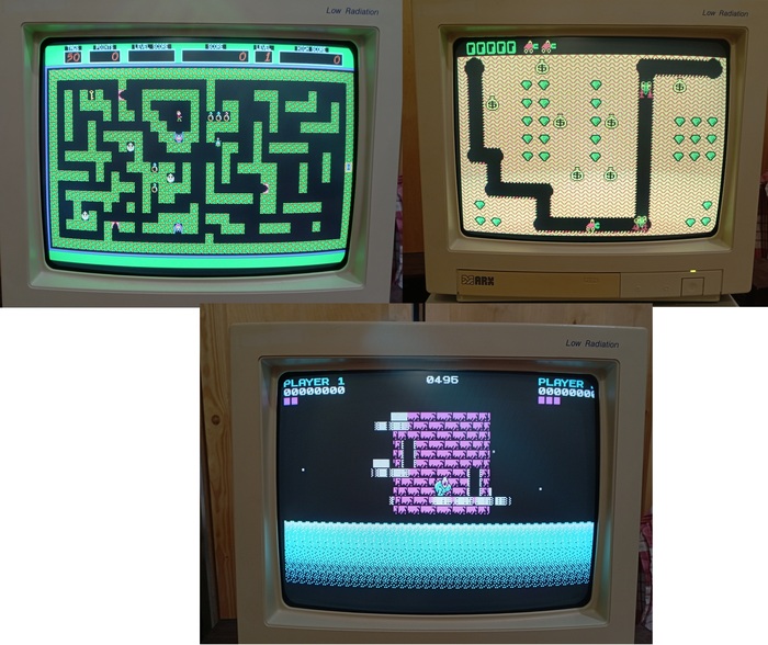 snarf (1988) tower toppler (1988) digger (1983)