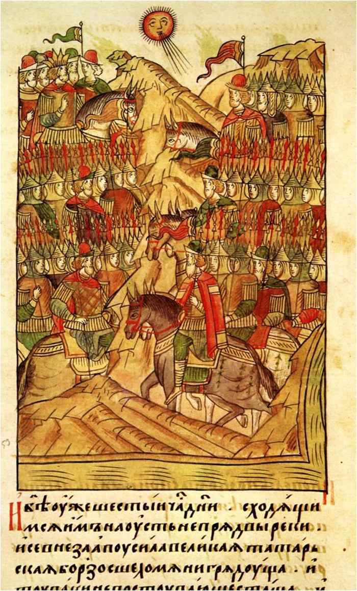 И даже Солнце призывало князя Дмитрия одуматься, опомниться, остановиться – и решить дело миром! Призывало его не лить реки братской русской крови, не губить понапрасну себя и воев своих, и единокровных воев-супротивников в братоубийственной бойне.