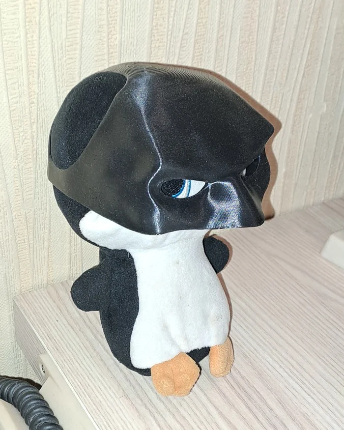 Penguin Batman - My, 3D печать, Penguins, Batman, Mask, Toys, 3D printer