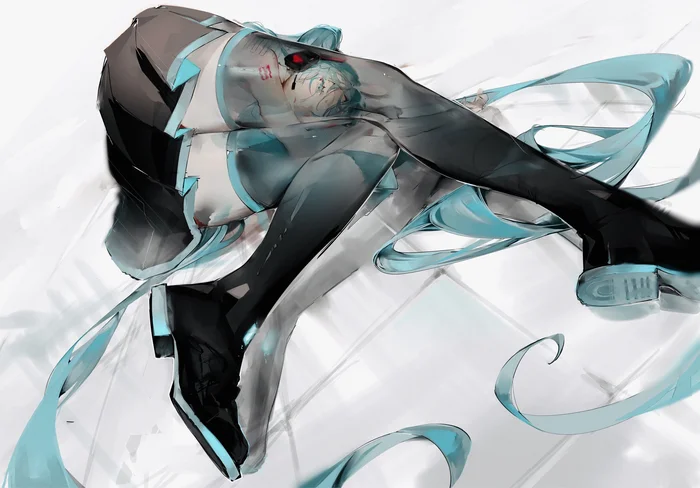 Miku - Anime art, Anime, Vocaloid, Hatsune Miku