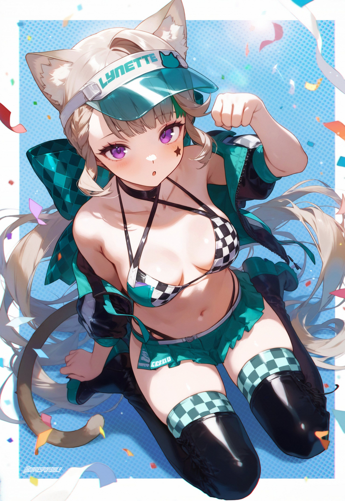  Genshin Impact, Lynette (Genshin Impact), , , , Anime Art, ,  , Dirresponsibly, Animal Ears, 
