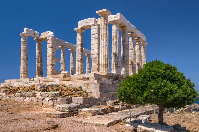 Temple of Poseidon. Cape Sounion. Greece - Greece, Poseidon, Temple, Longpost