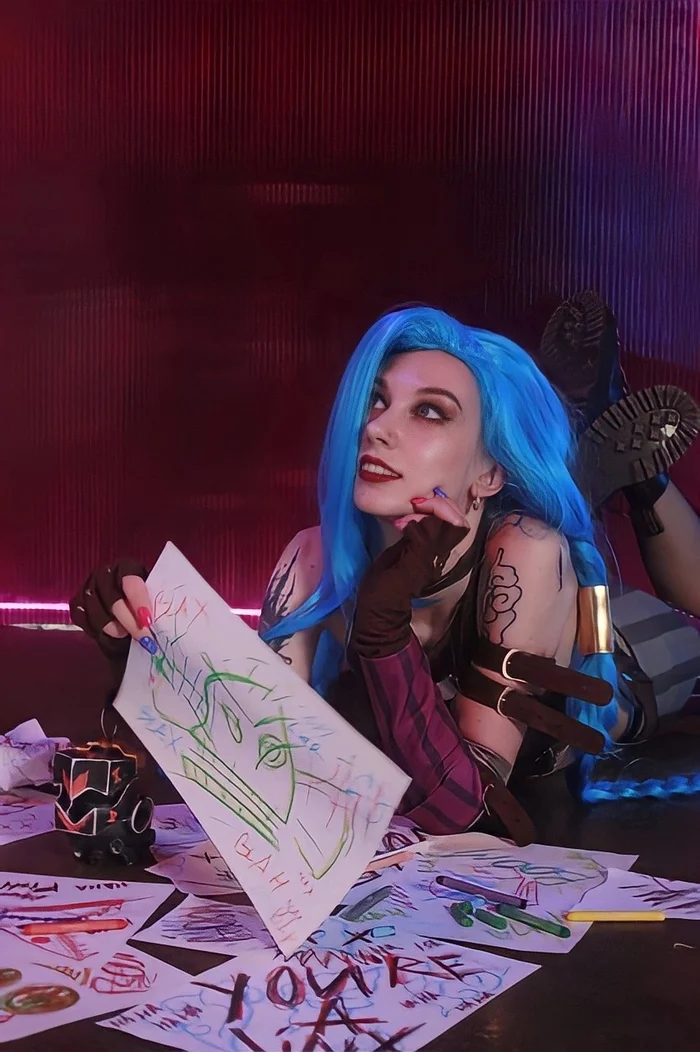 Jinx cosplay (part 2) - My, Jinx, Get Jinxed, League of legends, Arcane, Cosplay, Cosplayers, Longpost