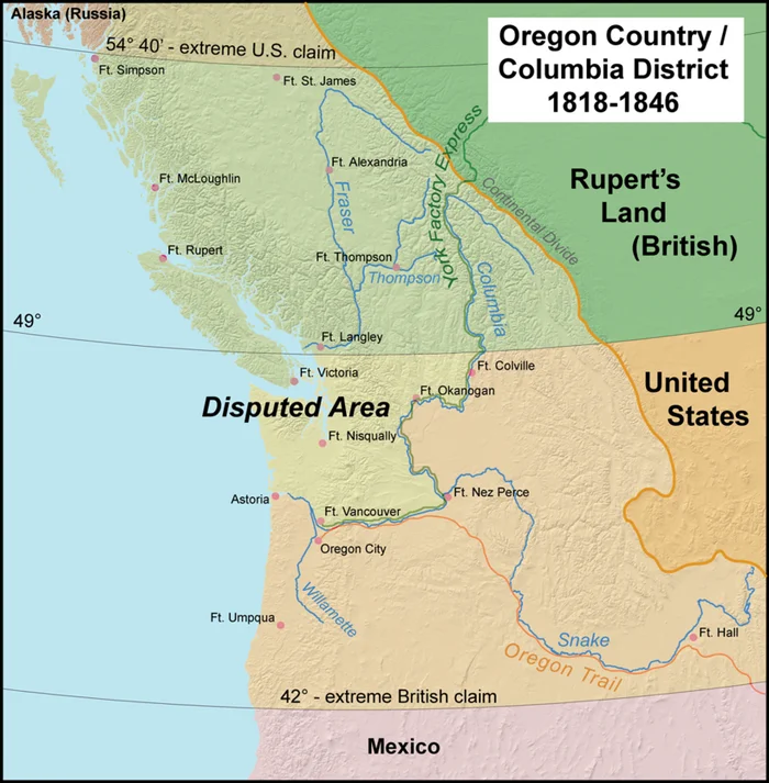 Russia and Mexico: Oregon Border Dispute - My, История России, Российская империя, West, USA, History of America, Alaska, Oregon, 19th century, Education, Civilization, Longpost