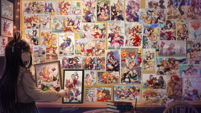 Gallery of Memories - Anime, Anime art, Uma musume pretty derby, Manhattan Cafe, Nice Nature, Gold ship, Special Week, Rice Shower, Tokai teio, Silence Suzuka, Sakura Bakushin O, Mihono bourbon, Tail, Animal ears