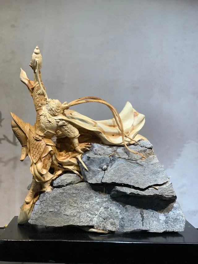 Wood carving - Sun Wukong, China, Monkey King, Sun wukong, Mythology, Wood carving, Asia