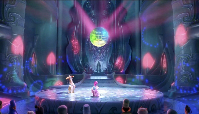 Дискотека на Небесах. Где-то мы это уже видели.