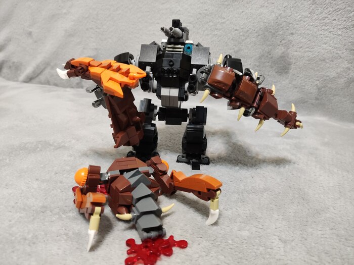 Dreadnought brutalis       Warhammer 40k, LEGO, Moc, Starcraft, Adeptus Astartes, Wh humor, 