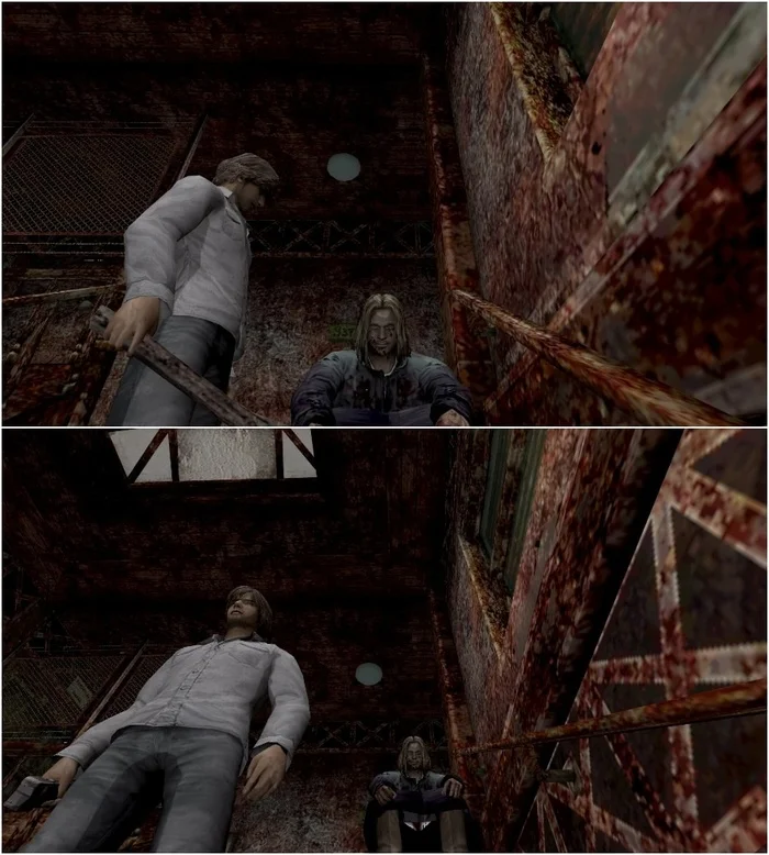 A selection of interesting screenshots with the updated camera of Silent Hill 4 - Images, Computer games, 2000s, Horror, Horror game, Silent Hill, Silent Hill 4: The Room, Old school, Longpost