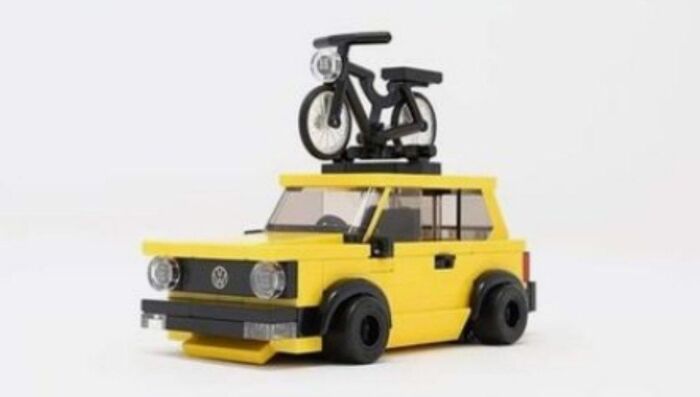 Volkswagen из лего - LEGO, Проект, Машина, Volkswagen, Миниатюра