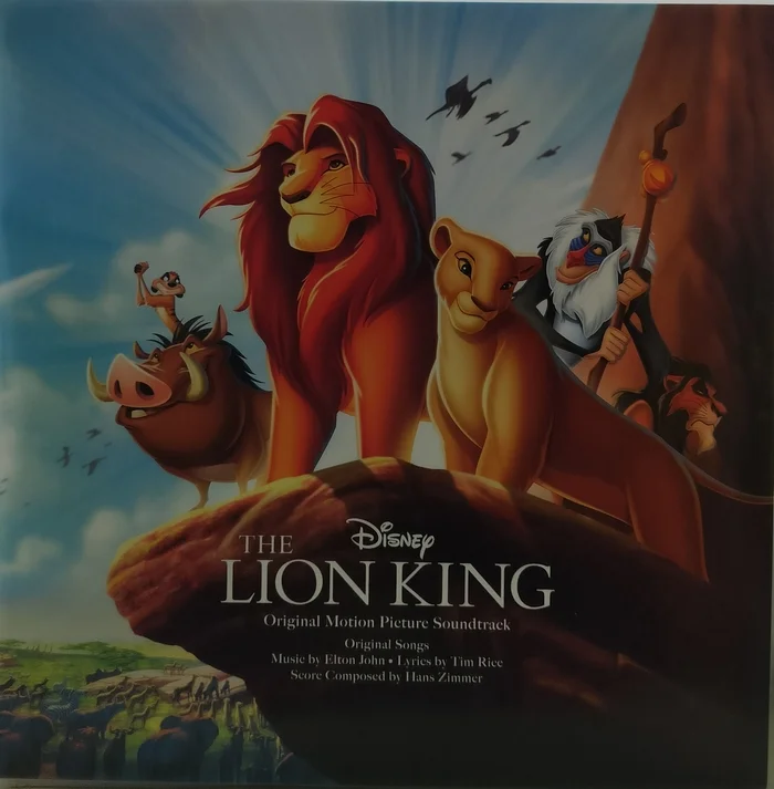 The Lion King - OST on vinyl - Walt disney company, Music, Soundtrack, Rock, Longpost