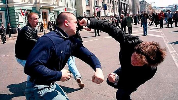 A police officer in civilian clothes punched a citizen in the forehead and went to prison for 3 years. It happens... - My, Negative, Police, Fight, Punishment, Attack, Court, Beating, Criminal case, Police chaos