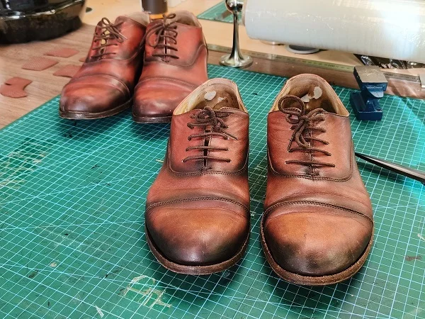 Two from the Casket - My, Workshop, Shoe repair, Shoes, Longpost