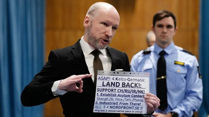 Norwegian Neo-Nazi Anders Breivik Shaves Z's On His Head - Politics, North Korea, Anders Breivik, Russia, Iran, China