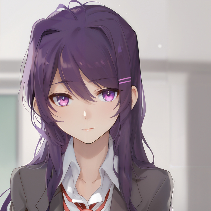  Anime Art, , Stable Diffusion,  , Yuri DDLC, Doki Doki Literature Club