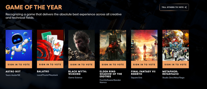 Никогда не понимала, по какому принципу работают все награждения игр