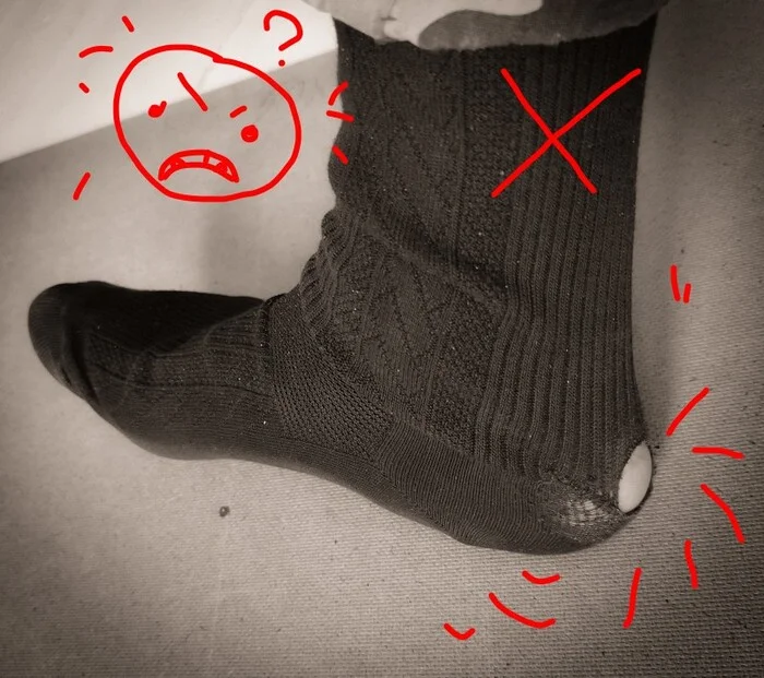 Lifehack: Fixing a Hole in the Heel - My, Comics, Characters (edit), Life hack, Socks, Hole, February 23 - Defender of the Fatherland Day, Longpost