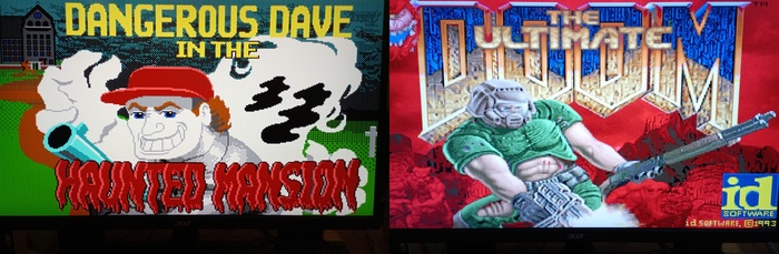 dangerous dave in the haunted mansion (1991) DOOM 1.9 (1995)     25
