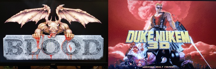Blood (1997)  Duke Nukem 3D 1.3 (1996)