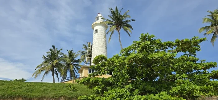 Galle Lighthouse - My, Sri Lanka, Halle, Fort, Travels, Lighthouse, Drone, Aerial photography, Dji, Palm trees, Ocean, Island