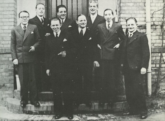 Возможно единственная групповая фотография нескольких участников "Красной капеллы".