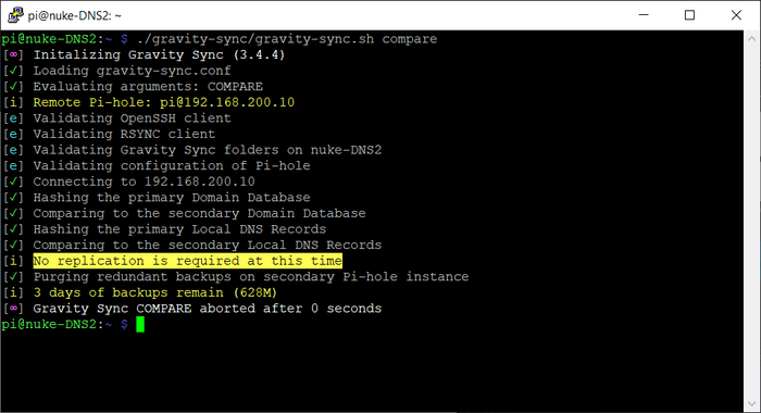 ./gravity-sync/<!--noindex--><a href="https://pikabu.ru/story/sdokhla_fleshka_v_dns_servere_vozvrashchaem_k_zhizni_12041060?u=http%3A%2F%2Fgravity-sync.sh&t=gravity-sync.sh&h=ab7337555d672618982b4d7b6a3cc33526632d2a" title="http://gravity-sync.sh" target="_blank" rel="nofollow noopener">gravity-sync.sh</a><!--/noindex--> compare - репликация не требуется.