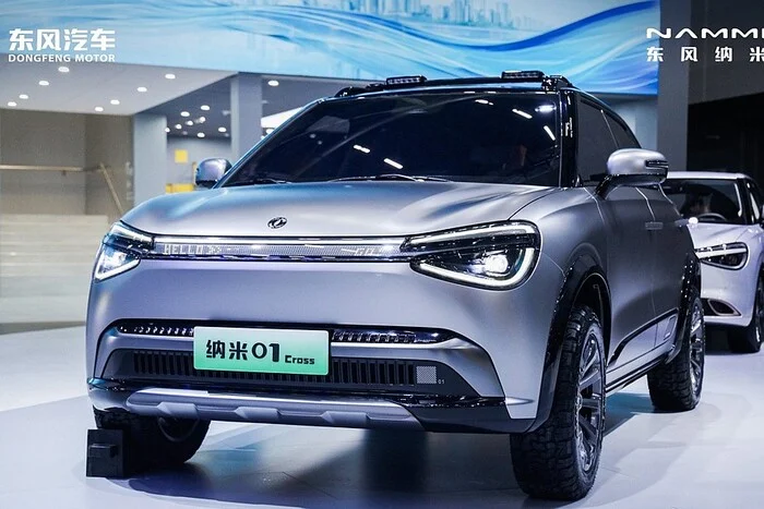 Стильный бюджетный хэтчбек Nammi 01 от Dongfeng превратился в кроссовер - Китайские авто, Авто, Хэтчбэк, Кроссовер, Электромобиль, Гуанчжоу, Длиннопост
