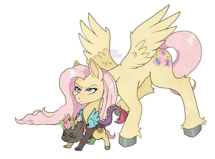 Result of communication with Discord - My little pony, Original character, Fluttershy