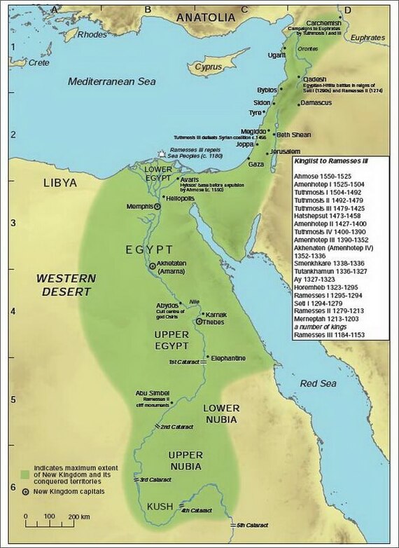 Вот такого развития они достигли. Это Египет Нового Царства (1500-ые-1080-ые года до нашей эры)