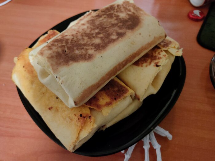 Ладно извиняюсь, потом расскажу как буритто делать вот что получаем: