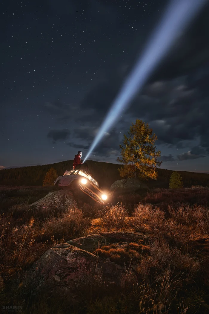 Everything didn't go according to plan... - My, Night shooting, Landscape, Starry sky