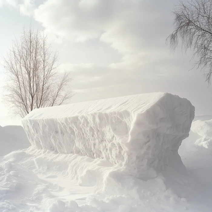 Snowdrift - My, Neural network art, Нейронные сети, Wordplay, Pun, Humor, Midjourney, Strange humor, Images, Coffin, Snowdrift, Absurd, Snow