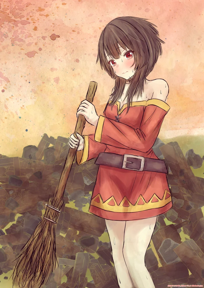 Дворник - Аниме, Anime Art, Megumin, Konosuba