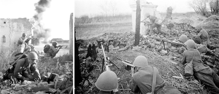 Бои в Воронеже.