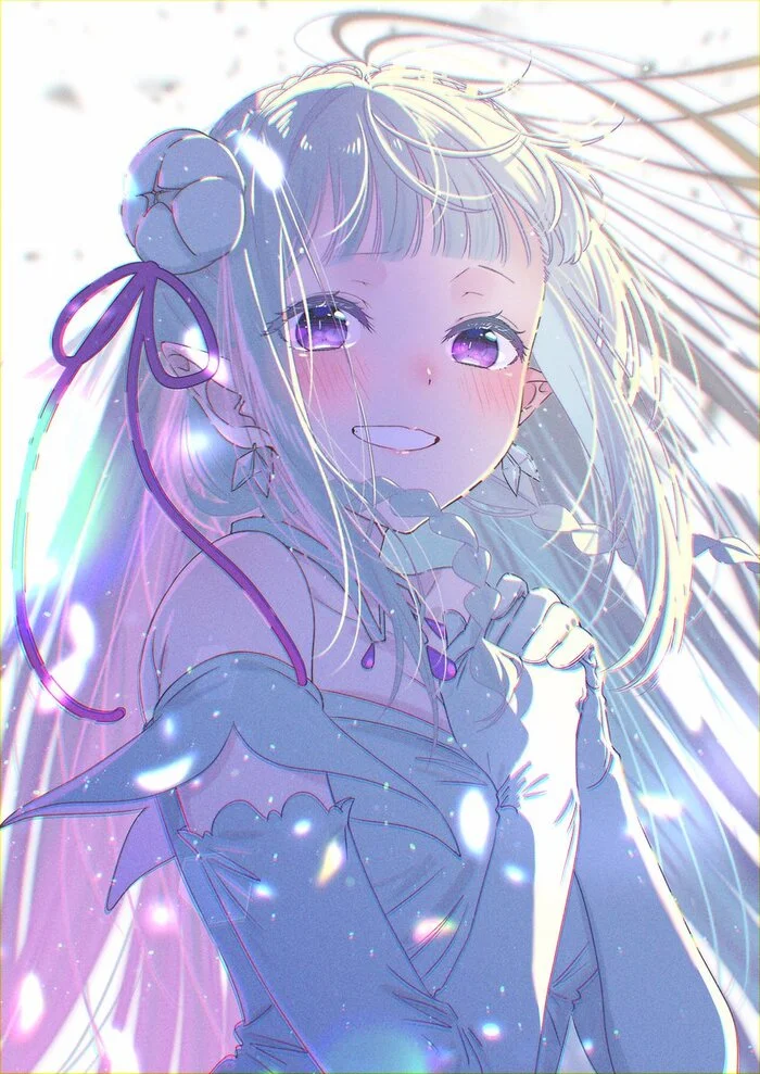 Emilia - Anime, Anime art, Re: Zero Kara, Emilia