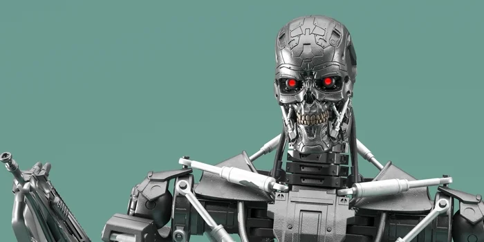 T-600 TERMINATOR Render - Моё, Терминатор, 3D печать, Моделизм, Покраска миниатюр, Масштабная модель