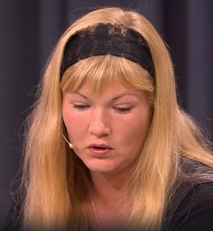 Марина Никифорова - мать Яна. Кадр из программы "Мужское / Женское"