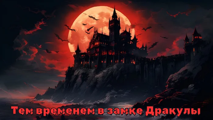 Фурри арт от Wolfmks #198 Дракула и бокал с вином - Моё, Арты нейросетей, Арт, Фурри, Furry Art, Furry wolf, Furry Fox, Скелет, Кастельвания, Castlevania, Дракула, Норман Роквелл, Замок, Готика, Вампиры, Длиннопост, Юмор, Авторский комикс, Картинка с текстом